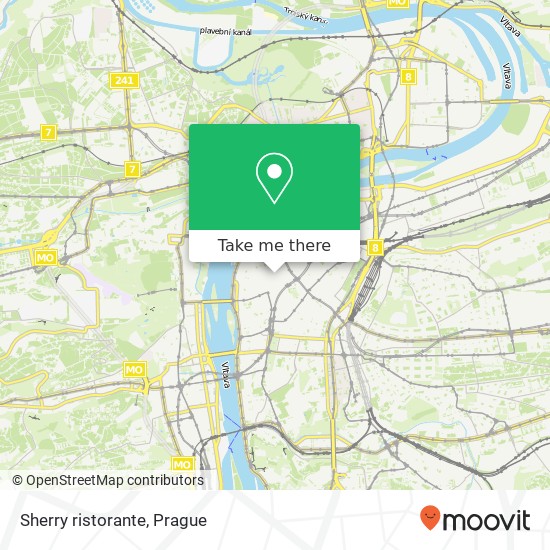 Карта Sherry ristorante, Havelská 526 / 2 110 00 Praha