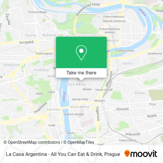 La Casa Argentina - All You Can Eat & Drink map