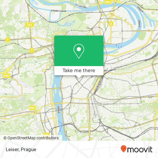 Карта Leiser, Na Příkopě 9 110 00 Praha