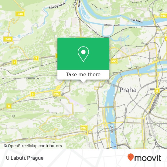 Карта U Labuti, Hradčanské náměstí 11 118 00 Praha