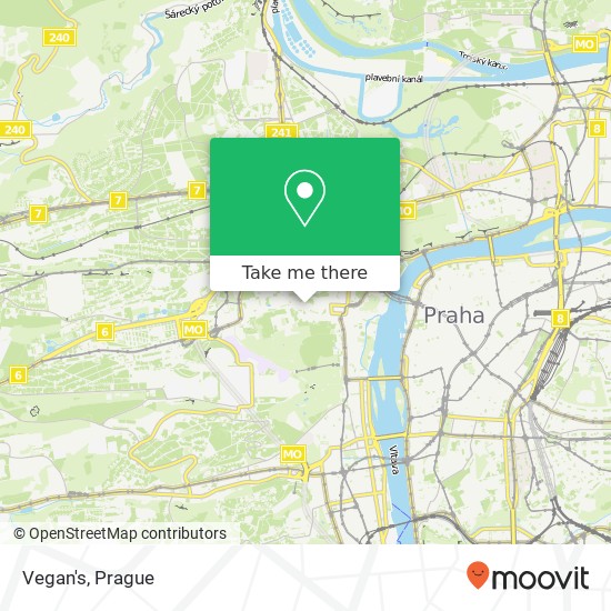Карта Vegan's, Nerudova 221 / 36 118 00 Praha