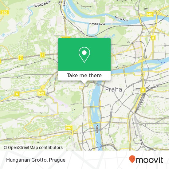 Карта Hungarian-Grotto, Tomášská 22 / 12 118 00 Praha