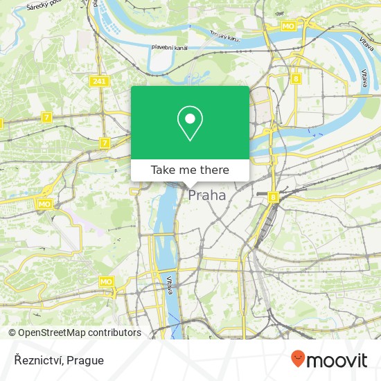Řeznictví, Kaprova 7 110 00 Praha map