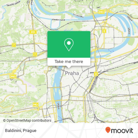 Карта Baldinini, Široká 11 110 00 Praha