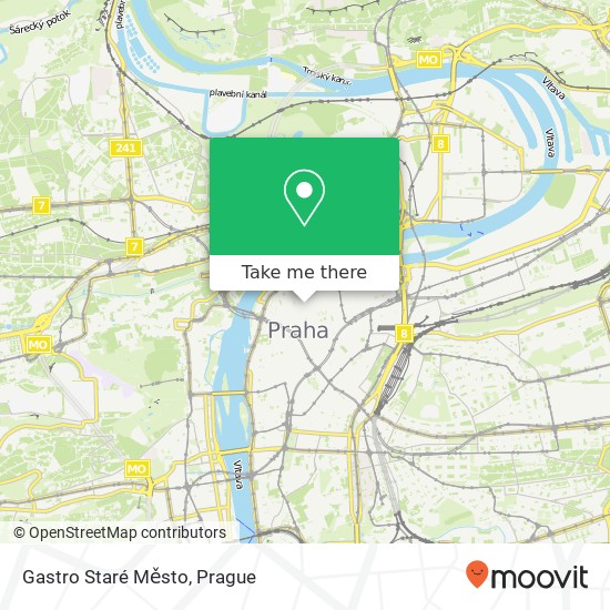 Карта Gastro Staré Město, Kozí 916 / 5 110 00 Praha
