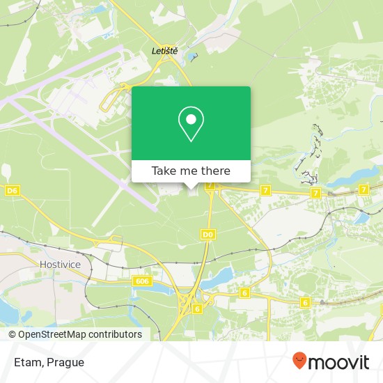 Etam, Fajtlova 1 161 00 Praha map