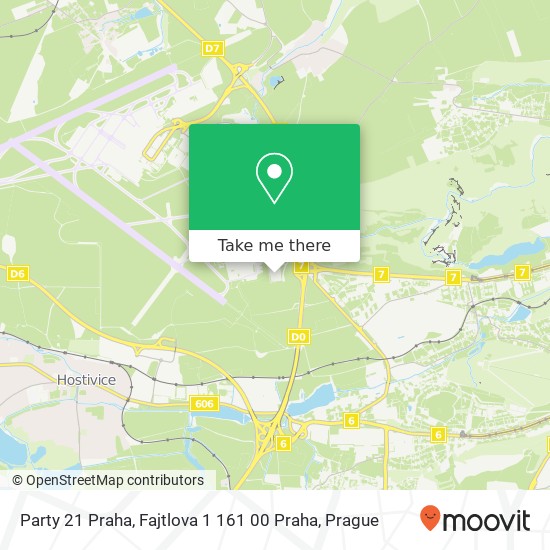 Party 21 Praha, Fajtlova 1 161 00 Praha map