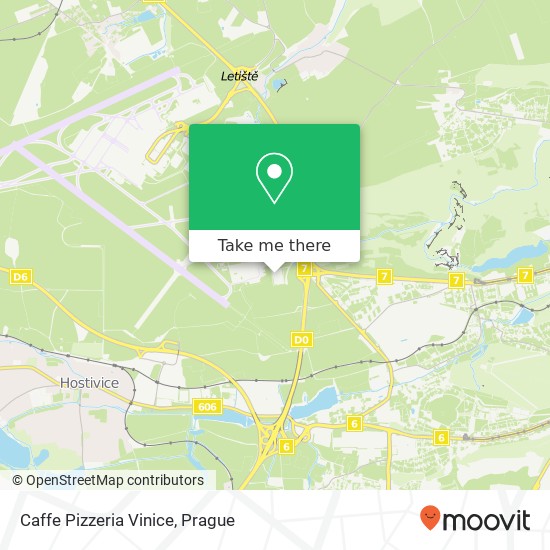 Caffe Pizzeria Vinice, Fajtlova 1090 / 1 161 00 Praha map