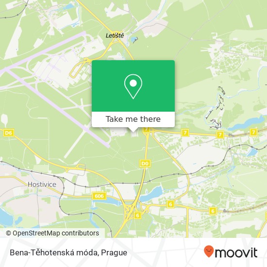 Карта Bena-Těhotenská móda, Fajtlova 1 161 00 Praha