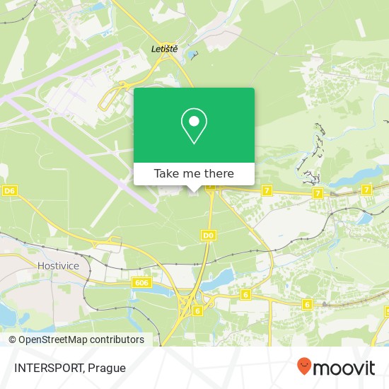 INTERSPORT, 161 00 Praha map