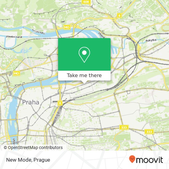 Карта New Mode, Sokolovská 87 186 00 Praha