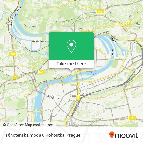 Těhotenská móda u Kohoutka, Dukelských hrdinů 23 170 00 Praha map