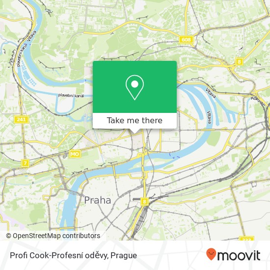 Profi Cook-Profesní oděvy, Veletržní 19 170 00 Praha map