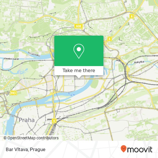 Bar Vltava map