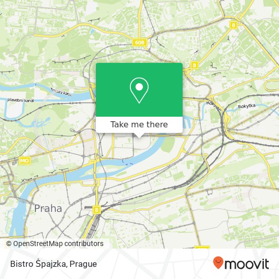 Карта Bistro Špajzka, Na Maninách 796 / 9 170 00 Praha
