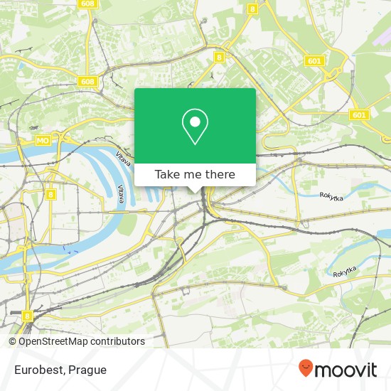 Eurobest, Kotlaska 417 / 20 180 00 Praha map