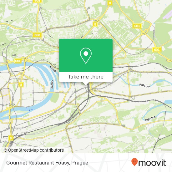 Gourmet Restaurant Foasy, Pod Hájkem 2204 / 1 180 00 Praha map