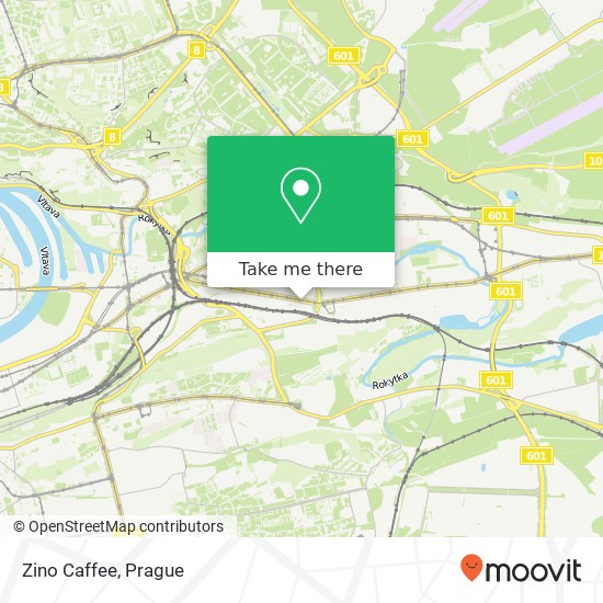Zino Caffee, Českomoravská 190 00 Praha map