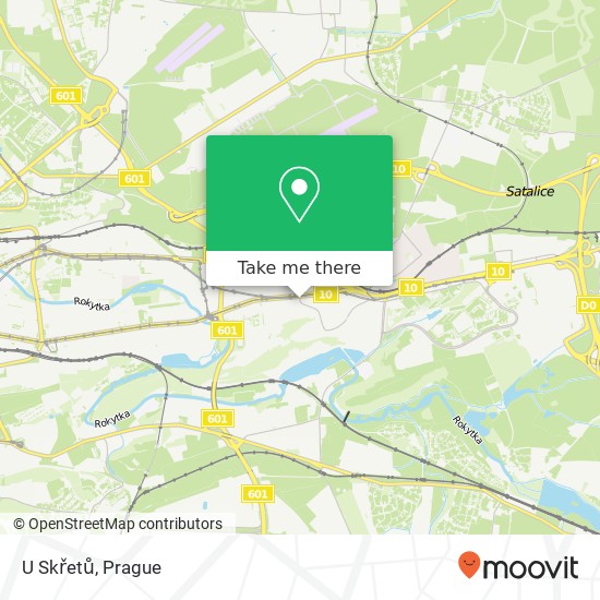 U Skřetů, Slévačská 14 198 00 Praha map