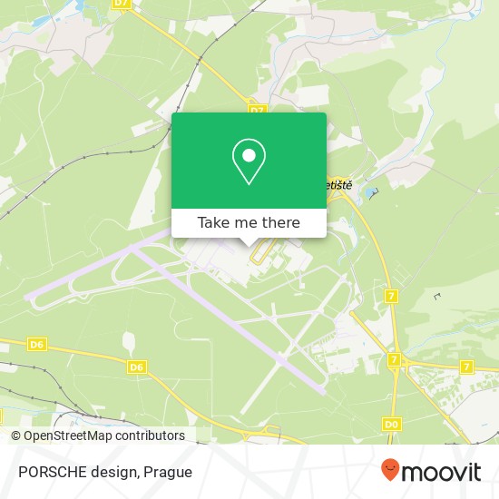 Карта PORSCHE design, Aviatická 2 161 00 Praha