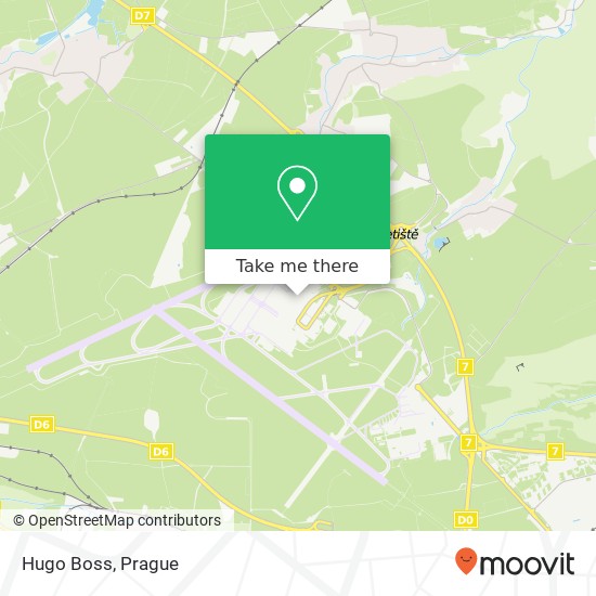 Hugo Boss, 161 00 Praha map
