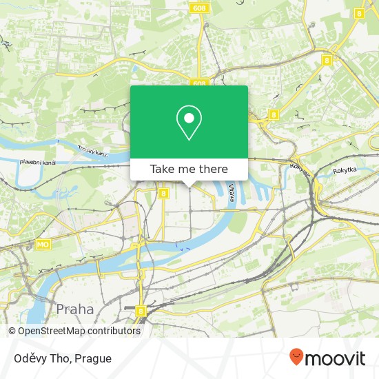 Карта Oděvy Tho, Komunardů 59 170 00 Praha