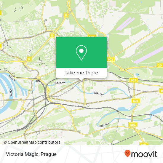 Victoria Magic, 190 00 Praha map