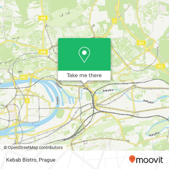 Kebab Bistro, Zenklova 460 / 86 180 00 Praha map