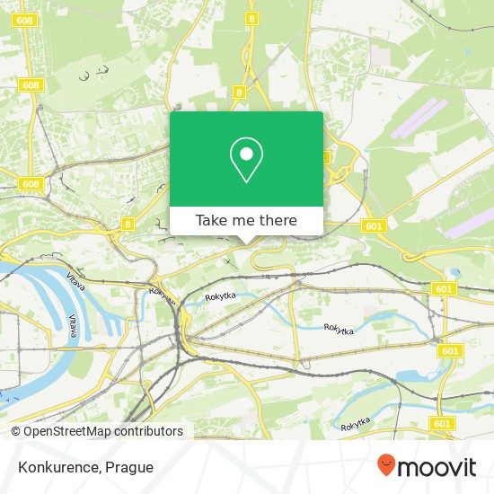 Konkurence, Prosecká 93 190 00 Praha map