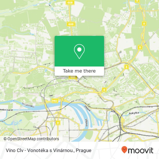 Víno Clv - Vonotéka s Vinárnou. map