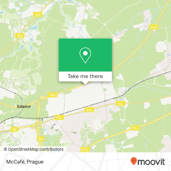 McCafé, Novopacká 193 00 Praha map