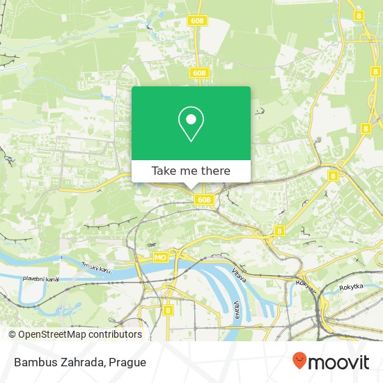 Bambus Zahrada, Čimická 584 / 18 182 00 Praha map