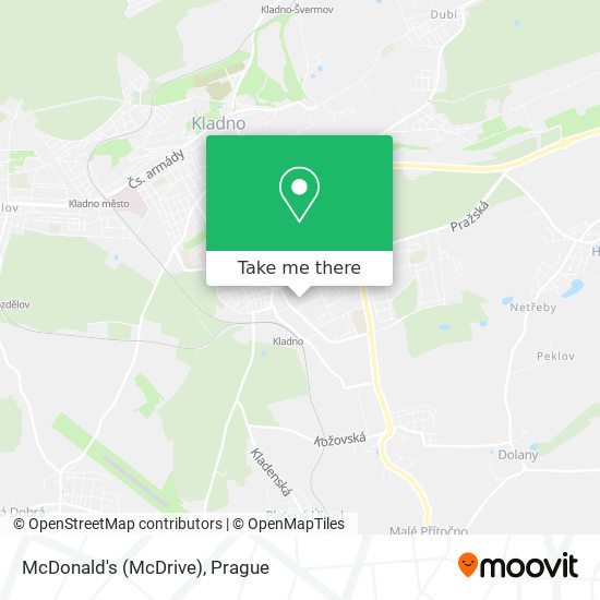 McDonald's (McDrive) map