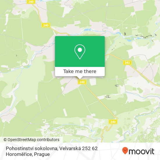 Pohostinství sokolovna, Velvarská 252 62 Horoměřice map