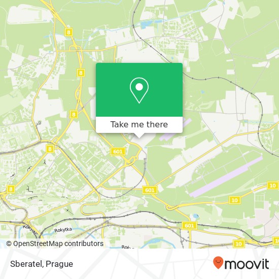 Карта Sberatel, Beranových 667 199 00 Praha