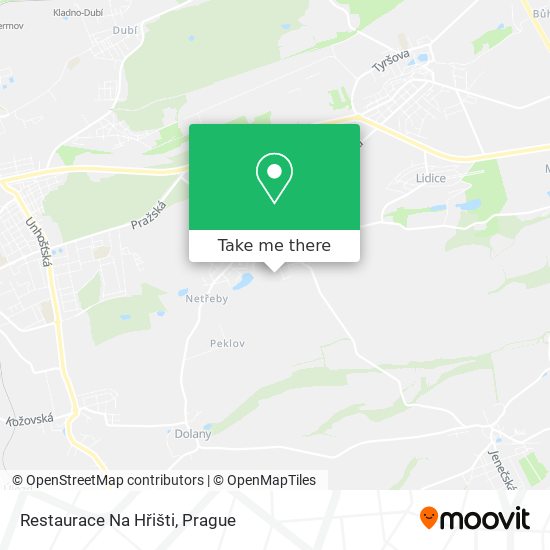 Restaurace Na Hřišti map