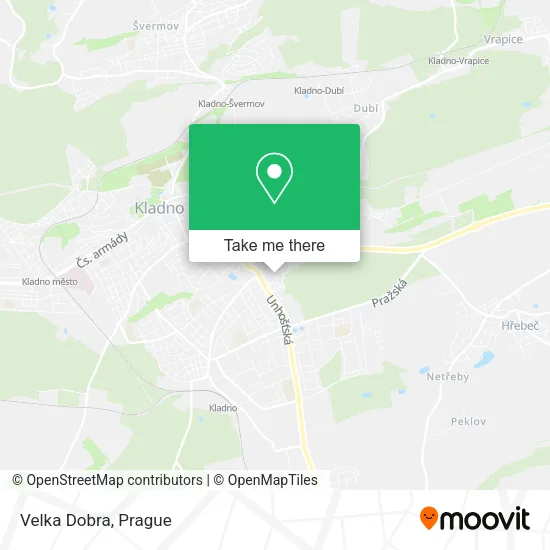 Velka Dobra map