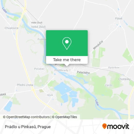 Карта Prádlo u Pinkasů