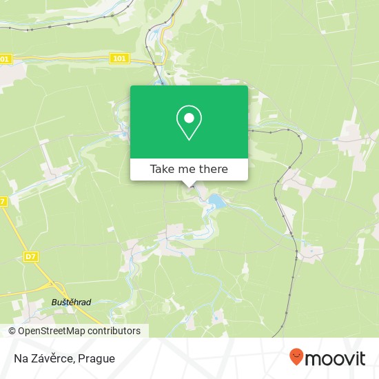 Na Závěrce, Okoř 252 64 Okoř map