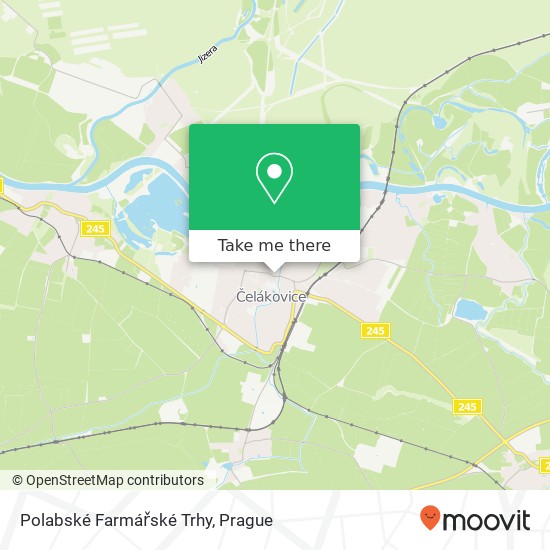 Polabské Farmářské Trhy, náměstí 5. května Čelákovice map