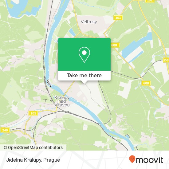 Jidelna Kralupy, Vodárenská 724 278 01 Kralupy nad Vltavou map