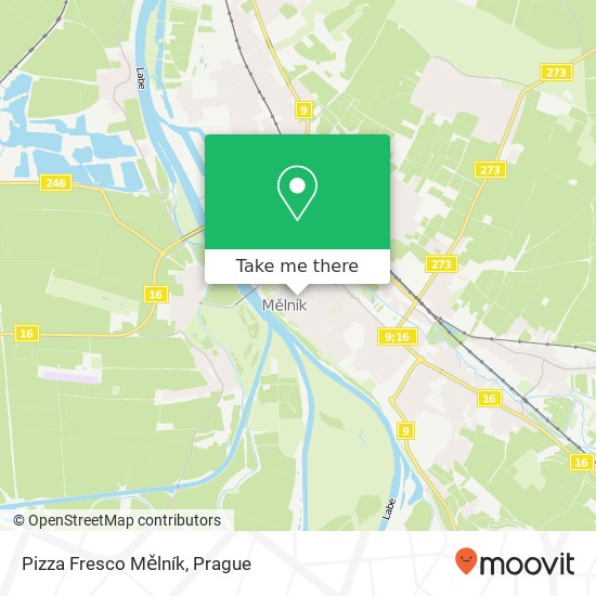 Pizza Fresco Mělník, 5. května 141 276 01 Mělník map