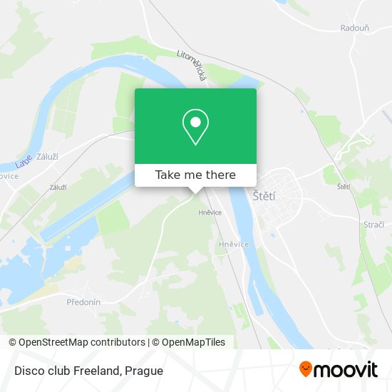 Disco club Freeland map