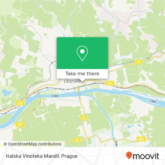 Italska Vinoteka Mandi!, Dlouhá 202 / 26 412 01 Litoměřice map