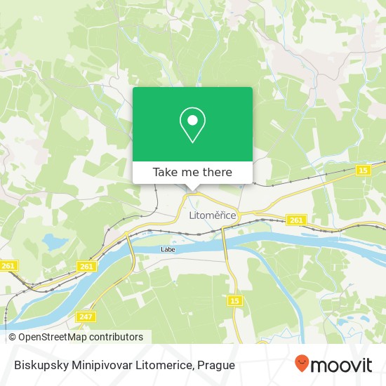 Biskupsky Minipivovar Litomerice, Komenského 748 / 4 412 01 Litoměřice map