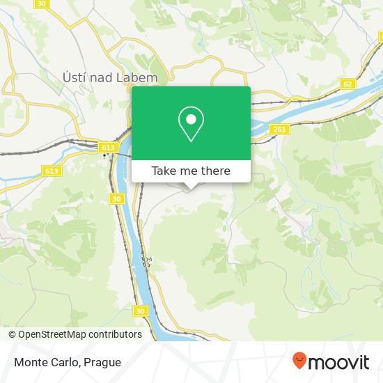 Monte Carlo, Kojetická 1236 / 6 400 03 Ústí nad Labem map
