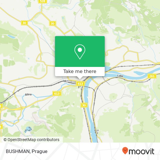 BUSHMAN, Bílinská 6 400 01 Ústí nad Labem map