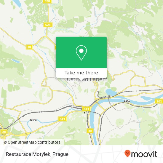 Restaurace Motýlek, Ondříčkova 2236 / 9 400 11 Ústí nad Labem map