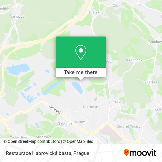 Карта Restaurace Habrovická bašta