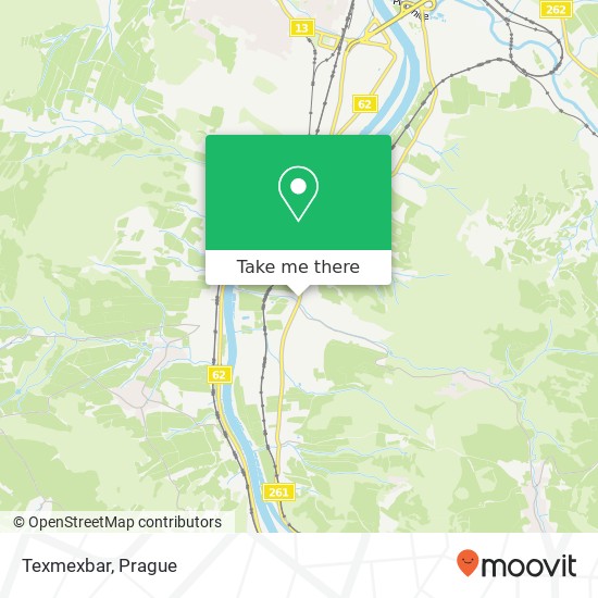 Карта Texmexbar, Vítězství 407 11 Děčín